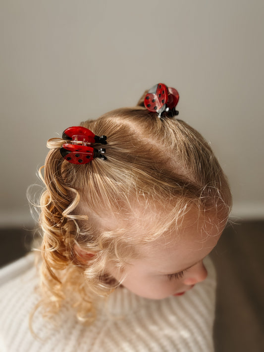 Ladybug Clip Set