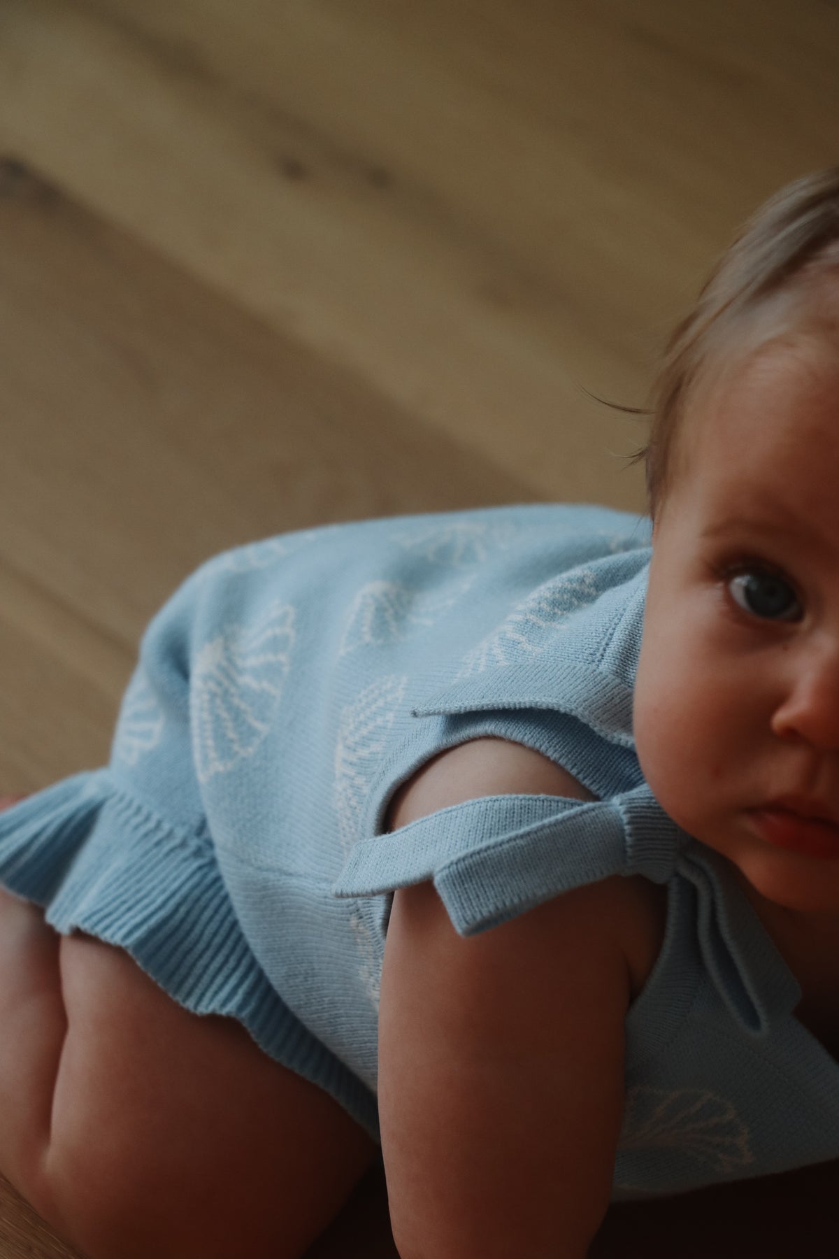 Evie Romper (Seashell)