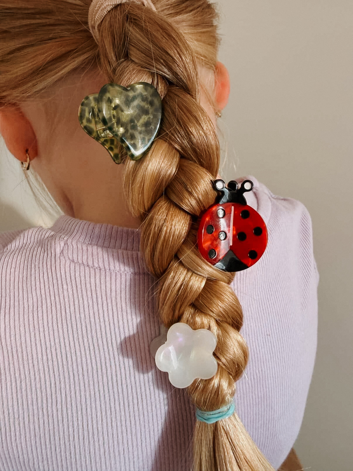 Ladybug Clip Set