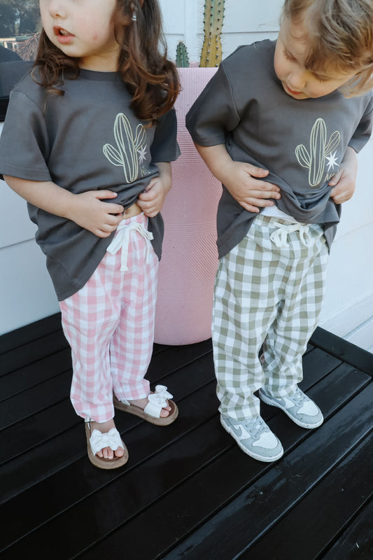 Dune Gingham Pants