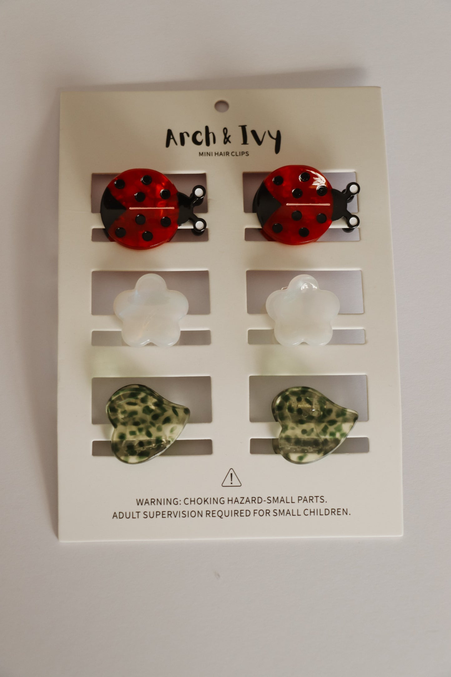 Ladybug Clip Set