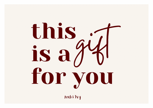 Arch & Ivy Gift Voucher